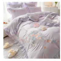 ball chain高圆圆同款紫色兔子日本勋章兔环保袋包购物袋刺绣尼龙